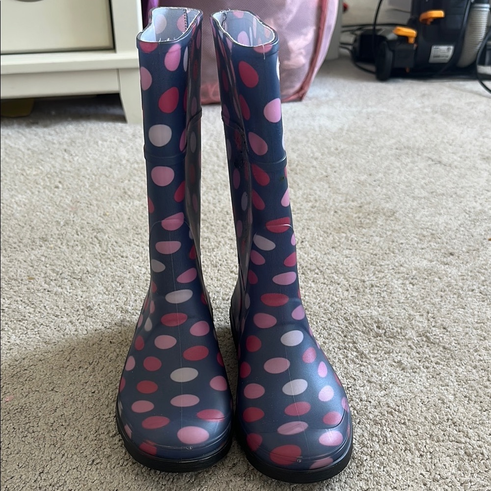 Polka Dot Rain Boots
